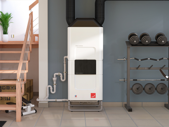 Rendering Zehnder ComfoClime 36 Comfortable indoor ventilation Front view