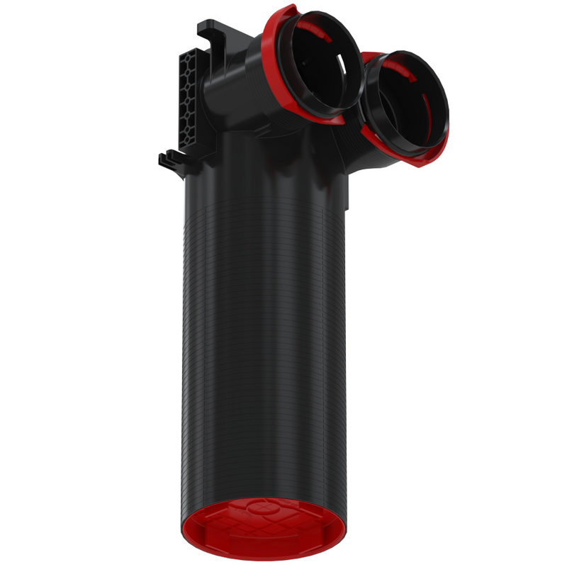 Rendering Zehnder ComfoCase TVA-P Comfortable indoor ventilation Angled view