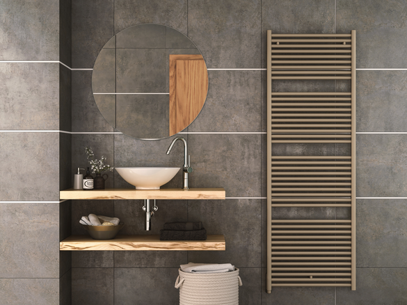 Rendering Zehnder Toga Decorative radiator Front view