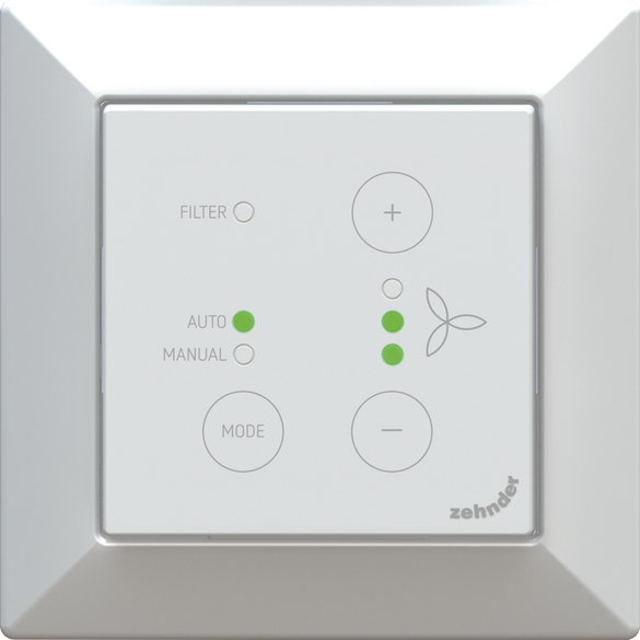 Cut-Out Zehnder ComfoSwitch C Comfortable indoor ventilation 