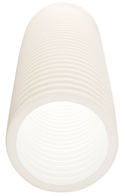 [Translate to Francais:] Witte flexibele buis, de luchtverdeelslang als basisvan het luchtverdeelsysteem comfotube 90