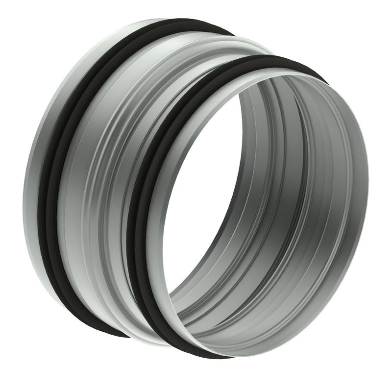 Zehnder_CSY_ComfoFit reducer DN160/DN150 Rendering Zehnder ComfoFit reducer CP Comfortable indoor ventilation Angled view