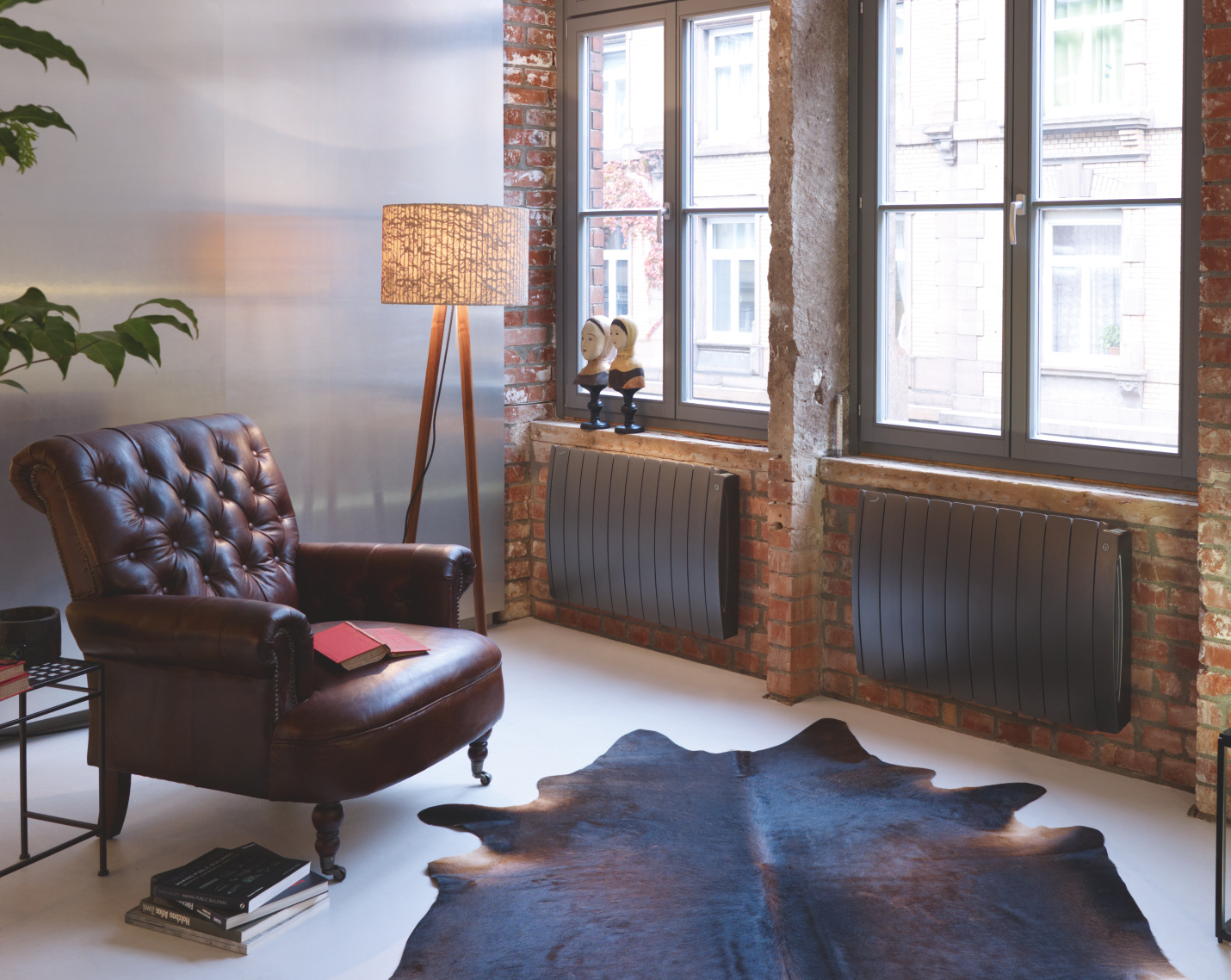 Rendering Farë Tech Decorative radiator Front view