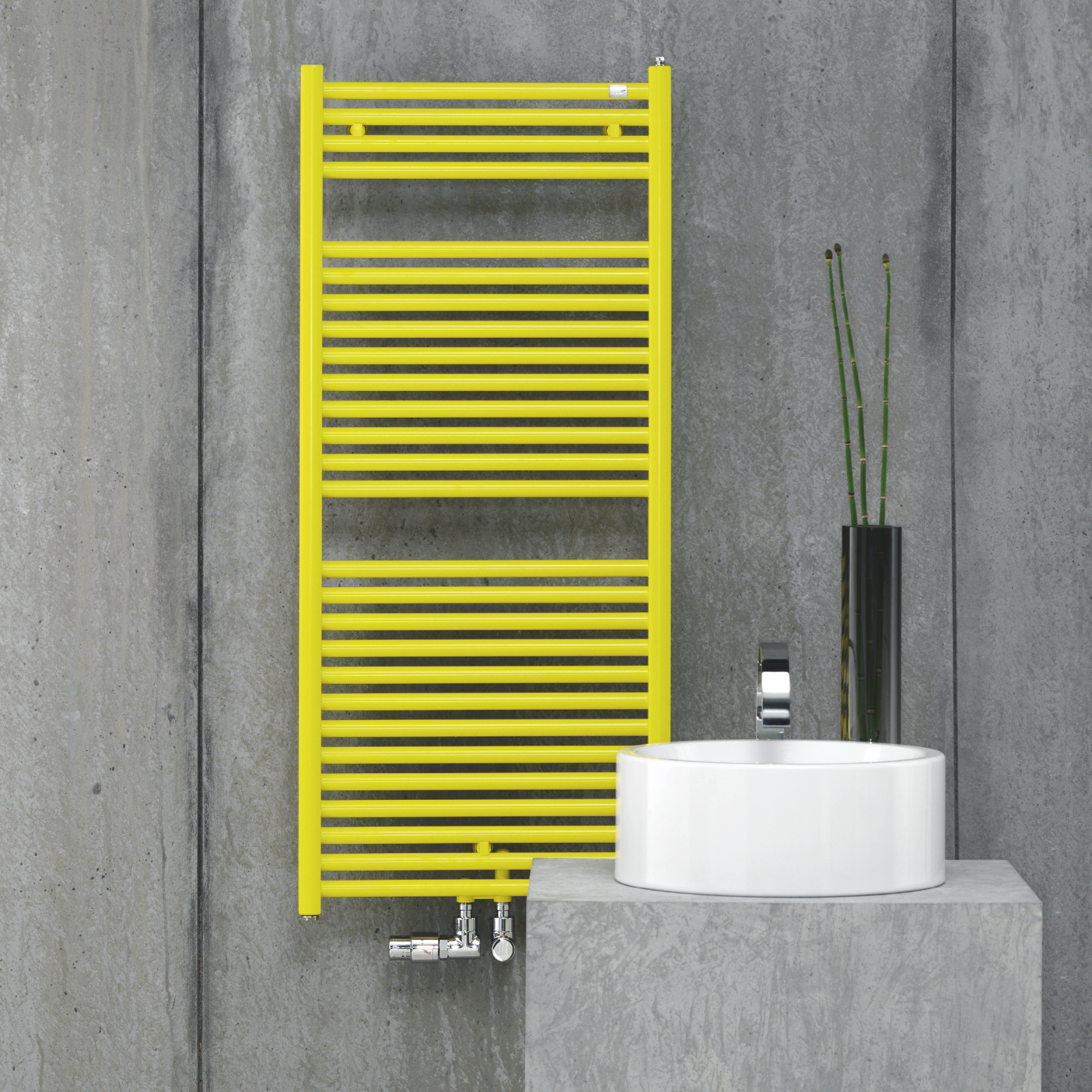 Rendering Zehnder Toga Decorative radiator Front view