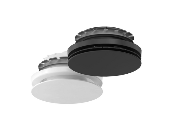 Cut-Out Zehnder ComfoValve Luna E125 Comfortable indoor ventilation Angled view