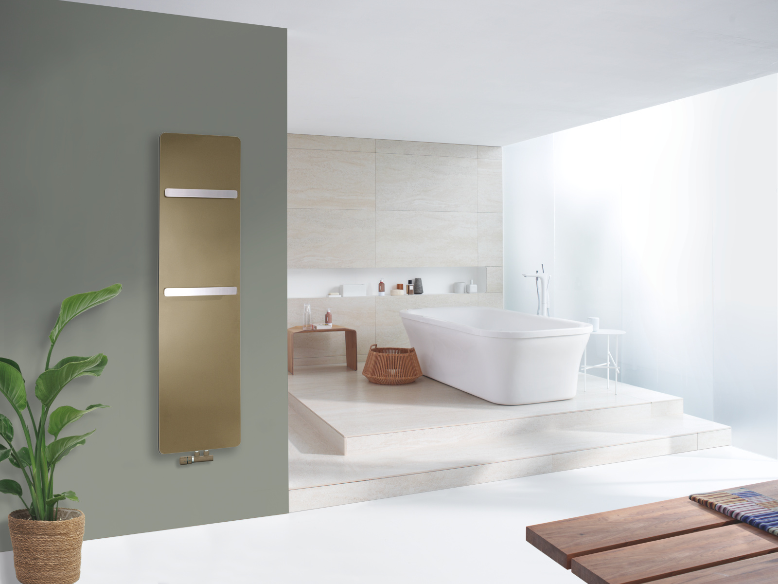 Zehnder_RAD-VitaloBar-HY-milieu-bathroom_PearlBeige Rendering Zehnder Vitalo Bar Decorative radiator