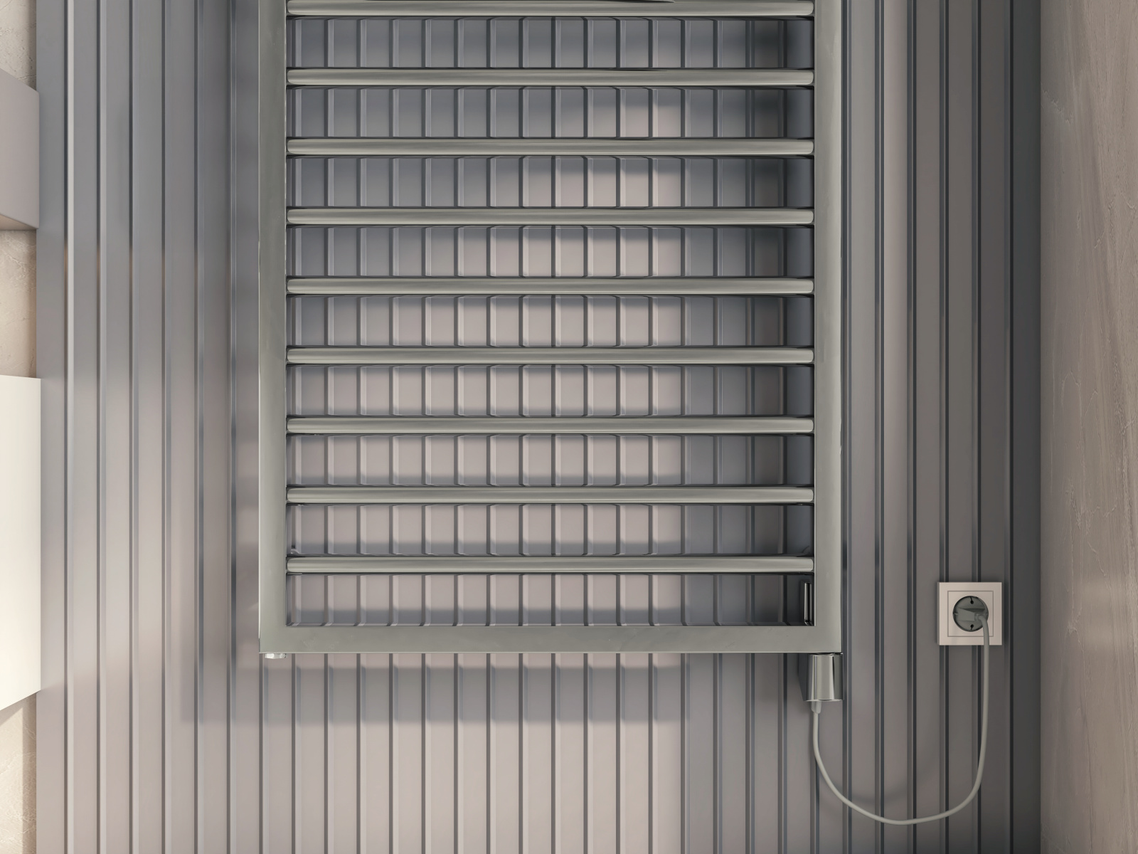 Zehnder_RAD_Subway-EL_IHD-WithCableDE-RemovedRCE_Chrome_bathroom_Detail Rendering Zehnder Subway Decorative radiator