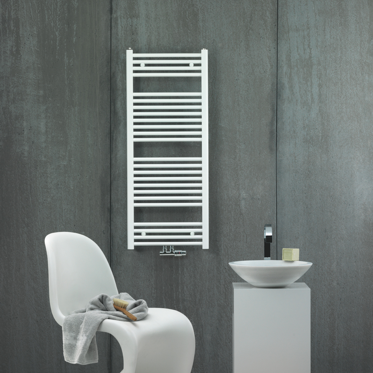 Rendering Zehnder Aura Decorative radiator 