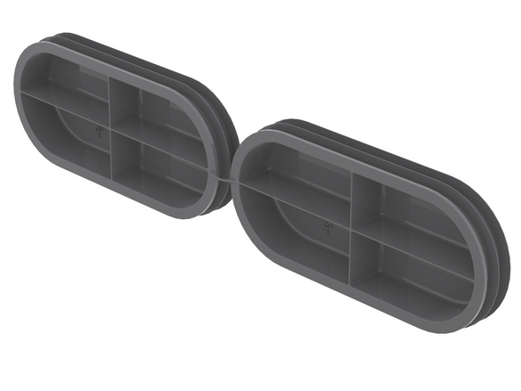 Rendering Zehnder ComfoMain accessories Comfortable indoor ventilation Angled view