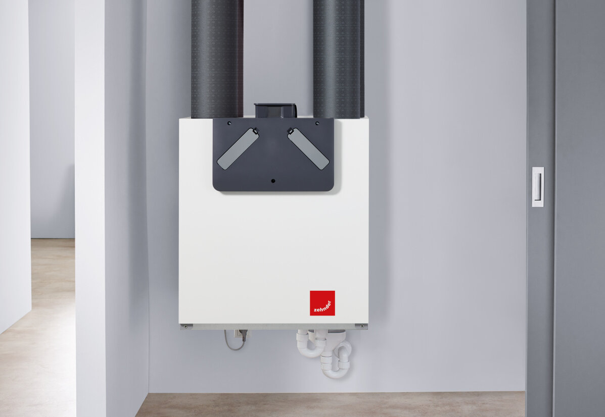 Cut-Out Zehnder ComfoAir E200 Comfortable indoor ventilation Front view