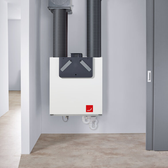 Cut-Out Zehnder ComfoAir E200 Comfortable indoor ventilation Front view