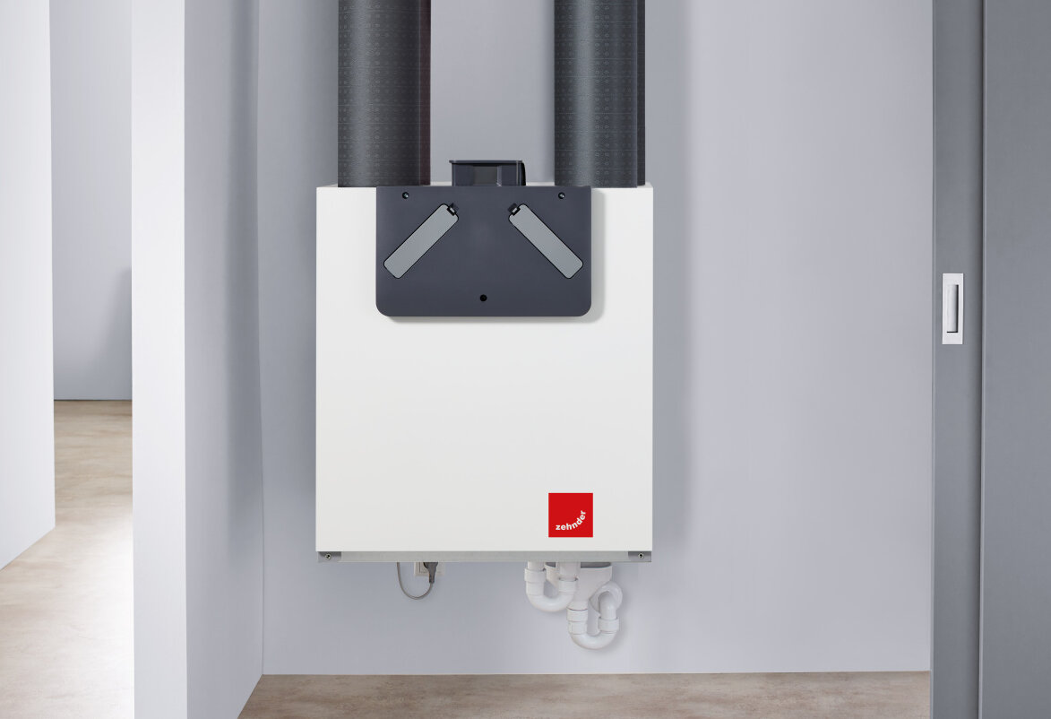 Cut-Out Zehnder ComfoAir E200 Comfortable indoor ventilation Front view