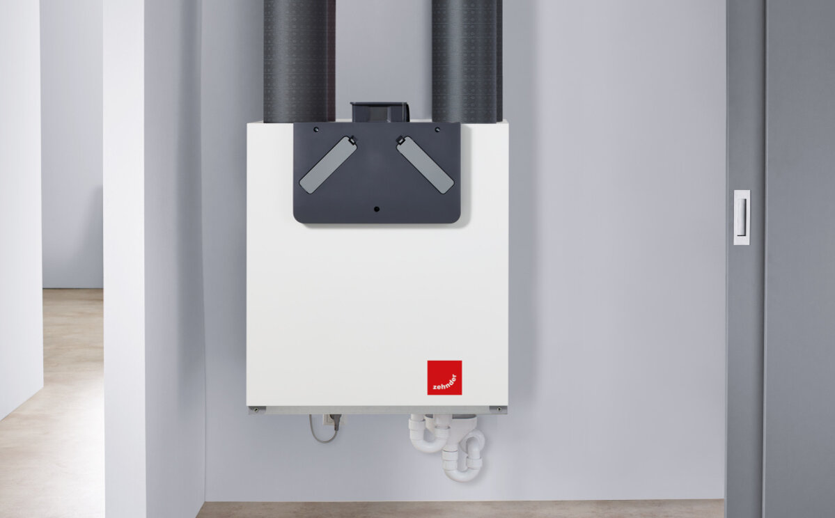 Cut-Out Zehnder ComfoAir E200 Comfortable indoor ventilation Front view
