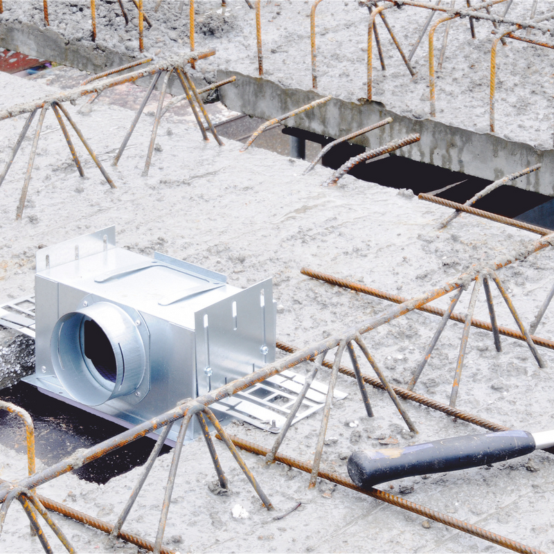 Reference CLD 125 Comfortable indoor ventilation 3D view