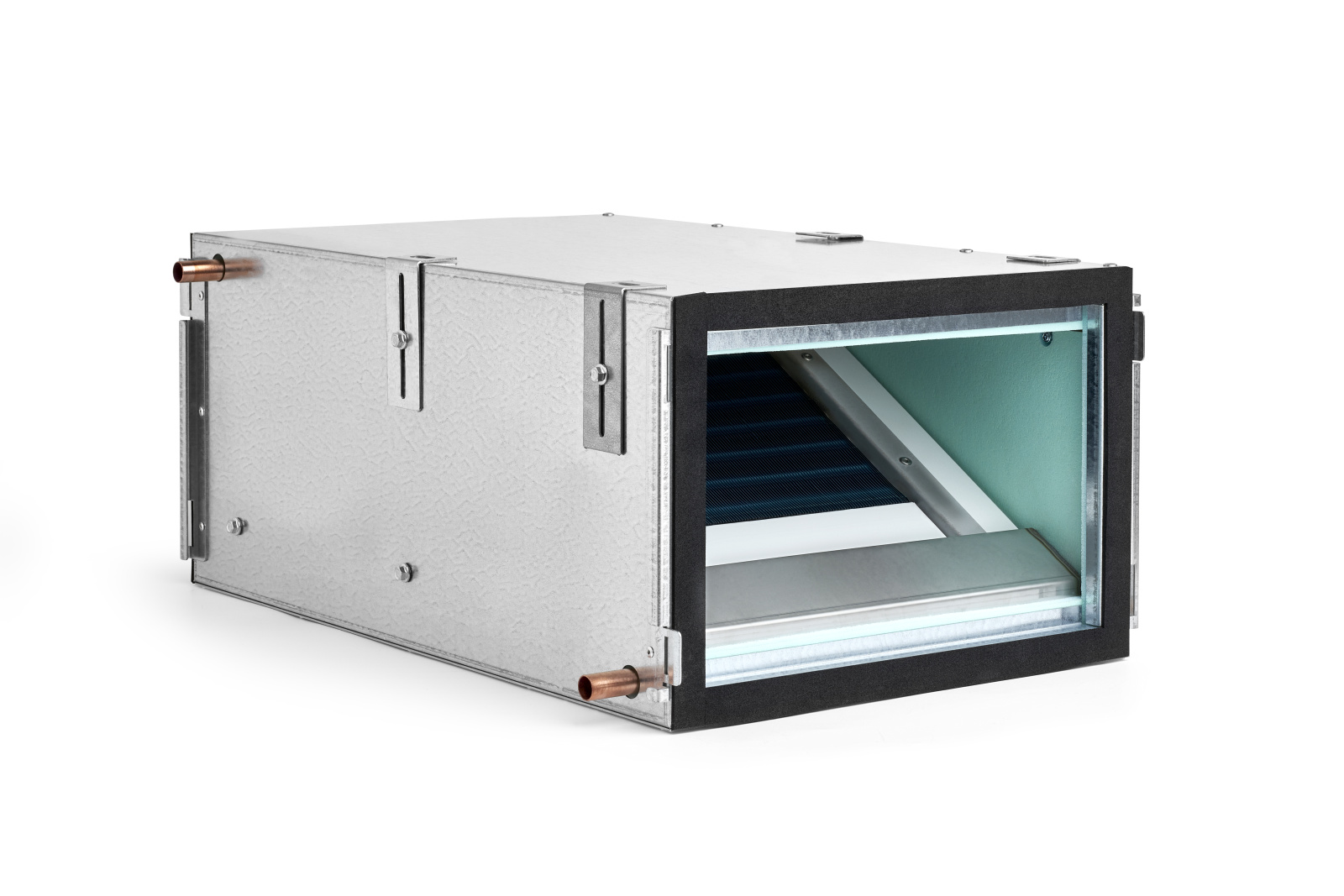 Cut-Out Comfortable indoor ventilation Angled view