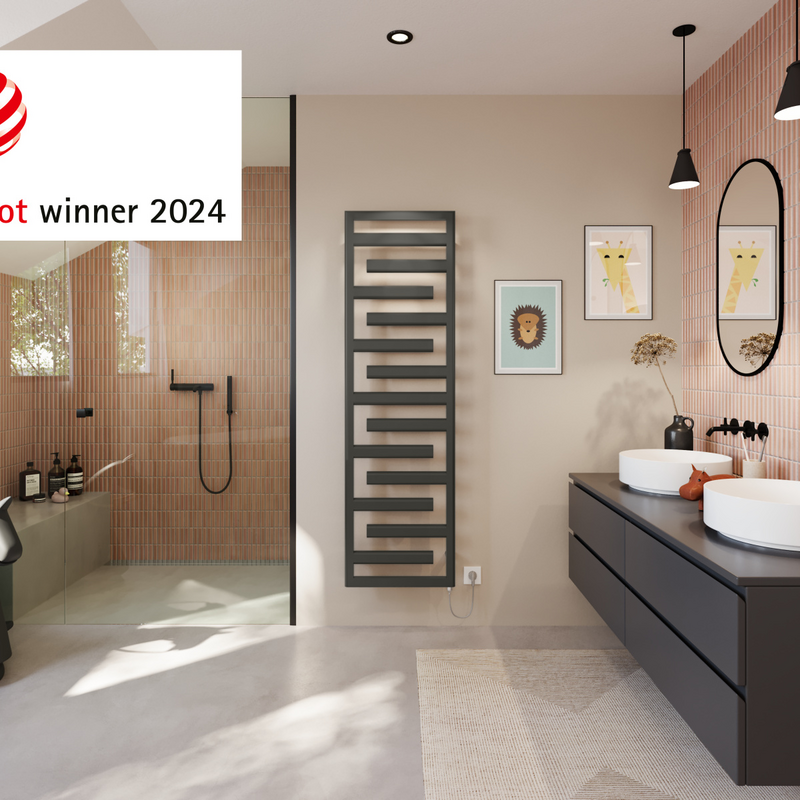 Rendering Zehnder Tetris Decorative radiator 