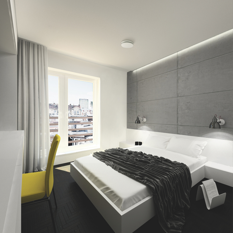 Rendering Zehnder ComfoValve Luna S125 Comfortable indoor ventilation Front view