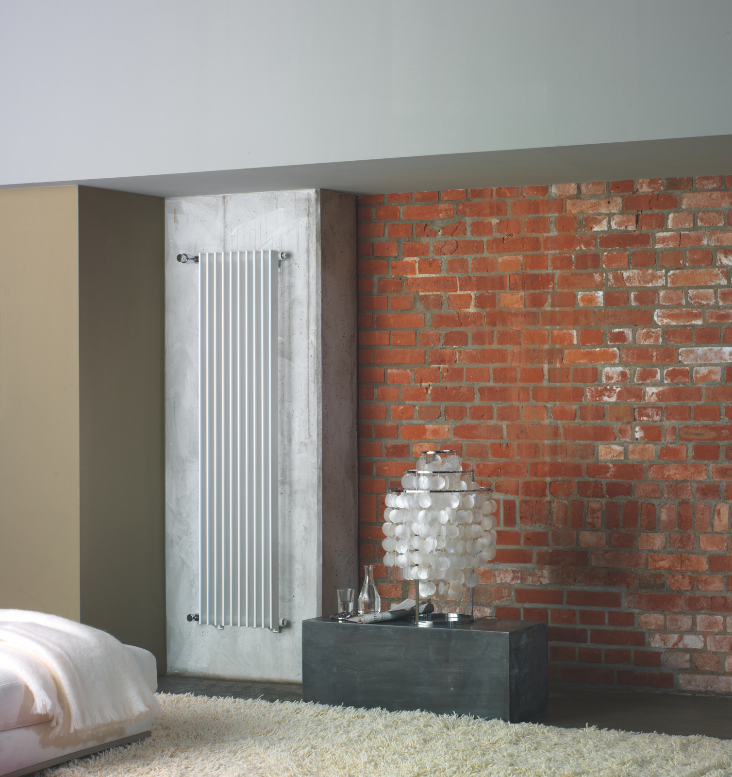 Rendering Zehnder Excelsior Decorative radiator Front view