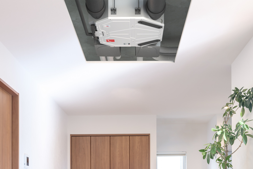 Zehnder-CSY-ComfoAirFlex_milieu_Hallway2 Stock Content Zehnder ComfoAir Flex 250 Comfortable indoor ventilation Front view