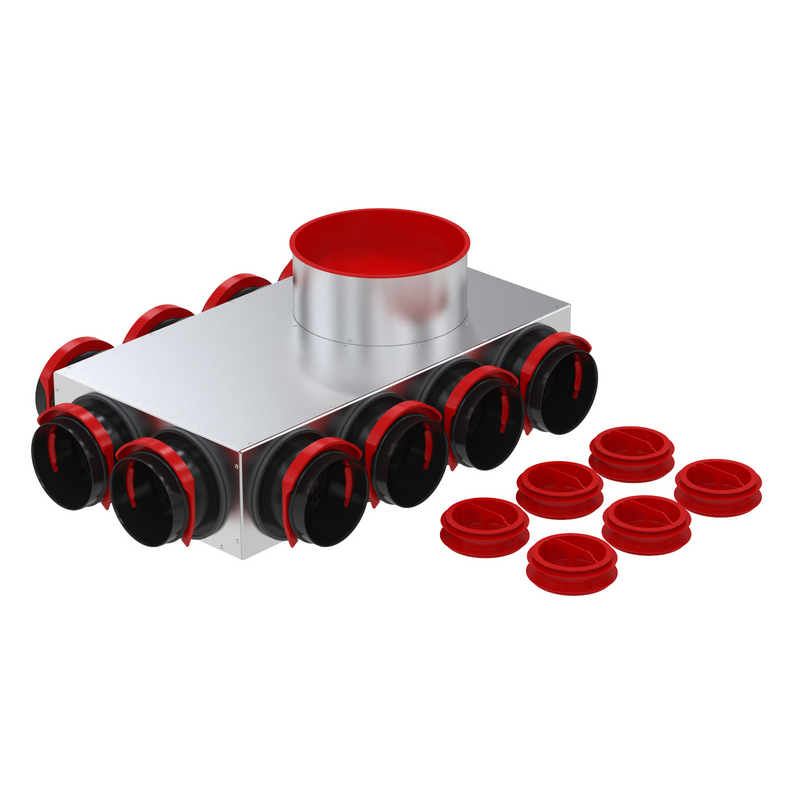 Rendering Zehnder ComfoCube CT Comfortable indoor ventilation Side view