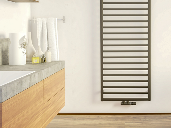 Rendering Zehnder Subway Decorative radiator Front view