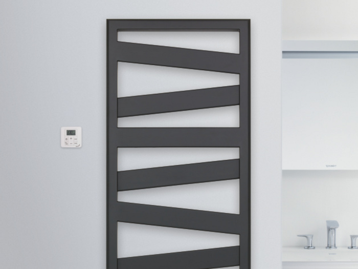 Rendering Zehnder Ribbon Decorative radiator Front view