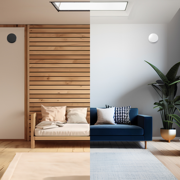 Comfo Valve Luna, Two Colours, Wooden Furniture, Modern Furniture, Split Image, base image AdobeStock_563655656, AdobeStock_592226617,